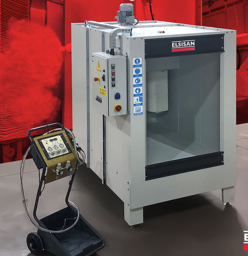 Cabina de empolvado para piezas de recambio - MK2  - Elsisan - cartucho filtrante / manual