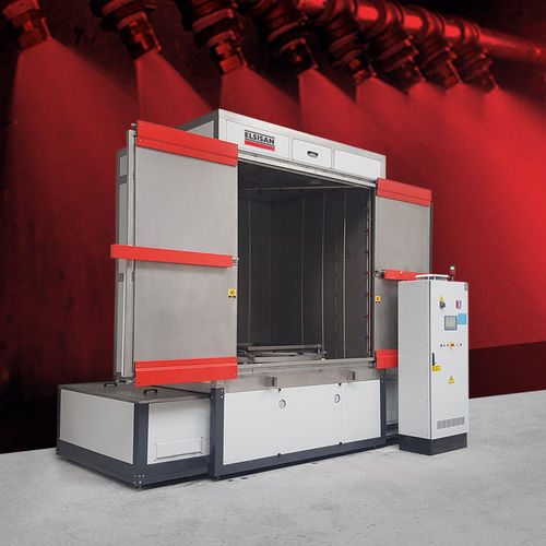 Máquina de lavado por aspersión - YKM series - Elsisan - por rotación y agitación / automática / industrial
