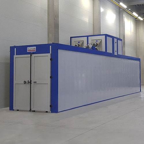 Horno de cámara - TBF  - Elsisan - de polvo / eléctrico / de vapor