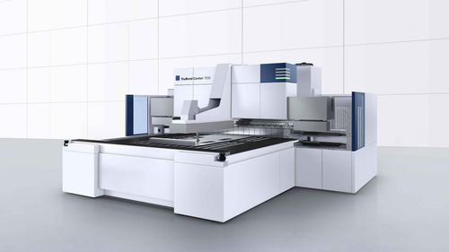 Prensa plegadora hidráulica - TruBend Center 7000 - TRUMPF Maquinaria, S.A. - 2 ejes / con cambiador automático de herramienta / automática