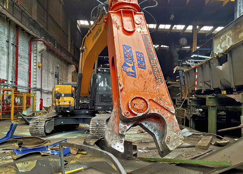 Cizalla de demolición hidráulica - IC46 - Italmek - para excavadora / para chatarra / para acero