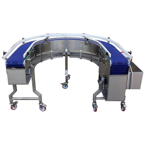 Transportador de cinta modular - NTM - Favrin S.r.l. - tipo U / modular / enrollable