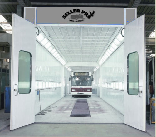 Cabina de pintura abierta - NS15000 - SELLERPRO COMPANY - para vehículos pesados / para estructura metálica / con filtro