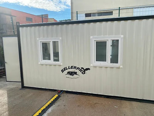 Cabina de pintura cerrada - SELLERPRO COMPANY - para vehículos / con filtro / con ventilación horizontal