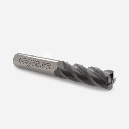 Fresa de punta esférica - AM55 series - Cruing Italy srl - toroidal / carburo sólido / de ranurado