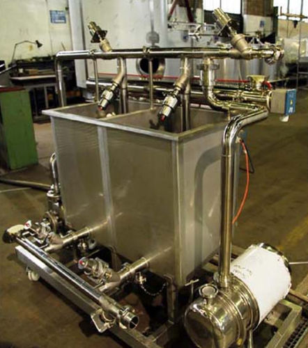 Unidad de limpieza en sitio para la industria agroalimentaria - Sordi SRL - de acero inoxidable