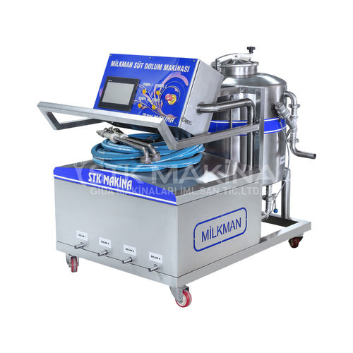 Llenadora para productos lácteos - STK Makina - para la industria agroalimentaria / electromagnética / controlada por PLC