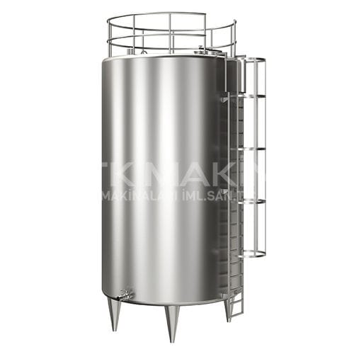 Cuba de almacenaje - STK Makina - de suero de leche / cilíndrica / vertical