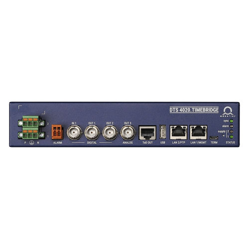 Reloj PTP - DTS 4020.timebridge - MOBATIME Swiss Time Systems - sincronizado / IEEE 1588 / esclavo