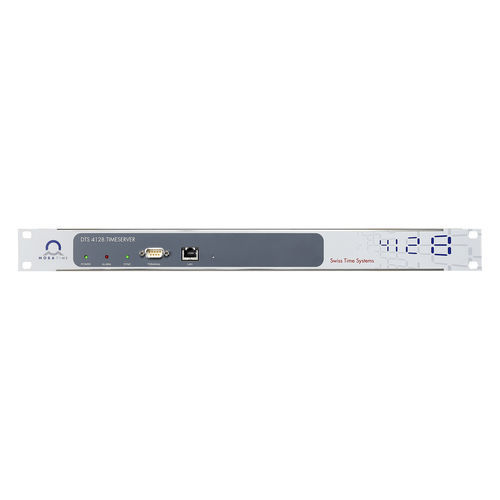 Servidor Network Time Protocol NTP - DTS 4128 - MOBATIME Swiss Time Systems - GPS / 24 Vcc / en bastidor