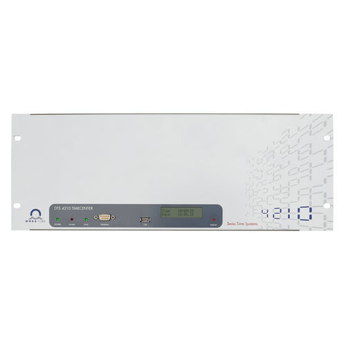 Servidor Network Time Protocol Grandmaster - DTS 4210  - MOBATIME Swiss Time Systems - NTP / PTP / IEEE1588