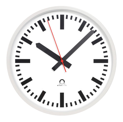 Reloj para exterior - FLEX - MOBATIME Swiss Time Systems - sincronizado / de doble cara / analógico