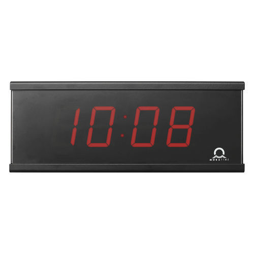 Reloj sincronizado - ECO-M-DC series - MOBATIME Swiss Time Systems - LED / de interior / digital
