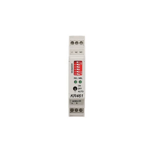 Módulo de relé de conmutación - MOBALine Switch Relay KR461 - MOBATIME Swiss Time Systems - para montaje sobre riel DIN