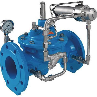 Válvula de alivio de presión para agua - 1400 series - Hawido AG - con control hidráulico / estándar / con brida