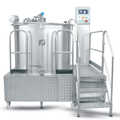 Pasteurizador para helados - CASARO P300 - P600 - P1000 - Frigojollinox s.r.l. - para productos lácteos / automático / controlado por PLC