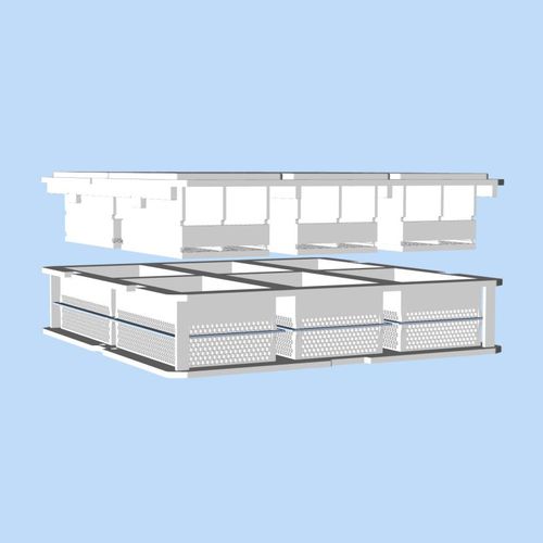 Molde para alimentos para queso - Laude – A Tetra Pak company - rectangular / vertical / con 6 cavidades