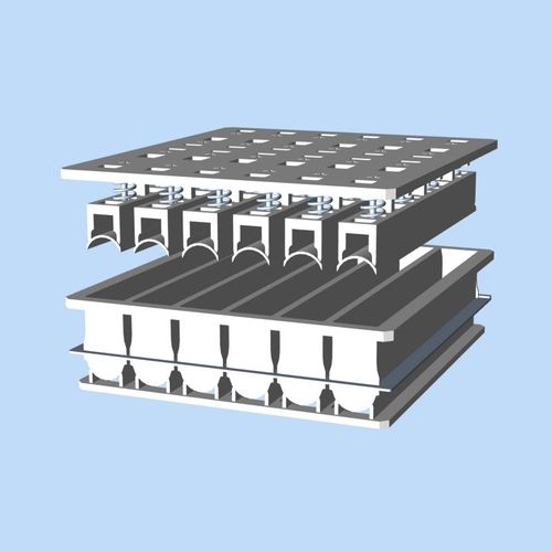 Molde para alimentos para queso - Laude – A Tetra Pak company - ovalado / horizontal / con 6 cavidades