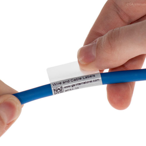 Etiqueta de transferencia térmica - ZEBA Series - GA International - IndustriTAG - imprimible / para de hilo / de cables
