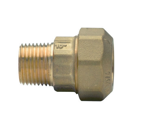 Racor hidráulico - 560000 series - Rubinetterie Bresciane - para gas / roscado / con anillos