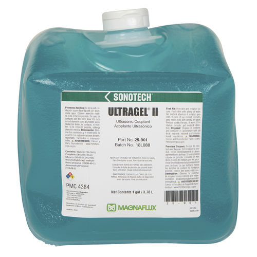 Gel de ultrasonidos - Ultragel II - Magnaflux - de detección de fallos / para pruebas de emisión acústica / para medición del grosor