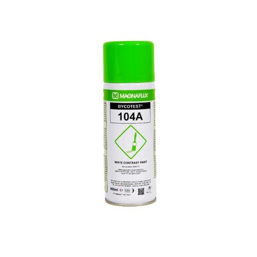 Pintura de secado rápido - 104A - Magnaflux - de contraste / de aerosol / para la inspección de partículas magnéticas