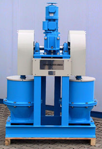 Bomba de doble membrana - Dorrco® - KREBS ENGINEERS - para fangos / industrial / de manipulación