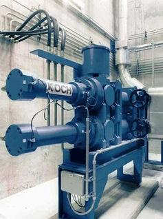 Bomba de pistón - KOCH MVT - KREBS ENGINEERS - para fangos / industrial / de manipulación