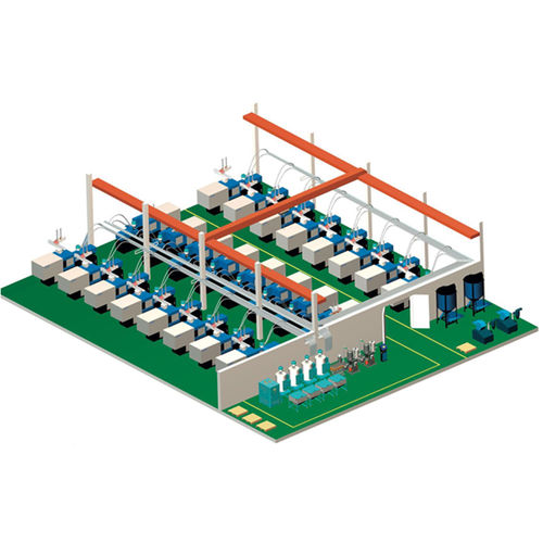 sistema de transporte centralizado - SANTSAI MACHINERY