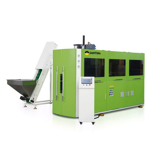 Estiro-sopladora - STS series - SANTSAI MACHINERY - para PET / para botellas / con dos estaciones