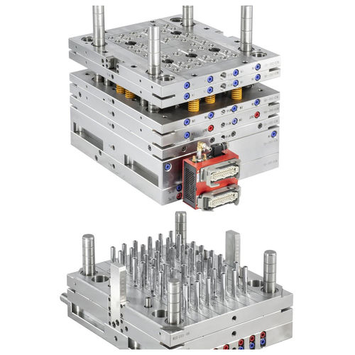 Molde de inyección de plástico multicavidad - SANTSAI MACHINERY - de colada caliente / piezas técnicas / series pequeñas
