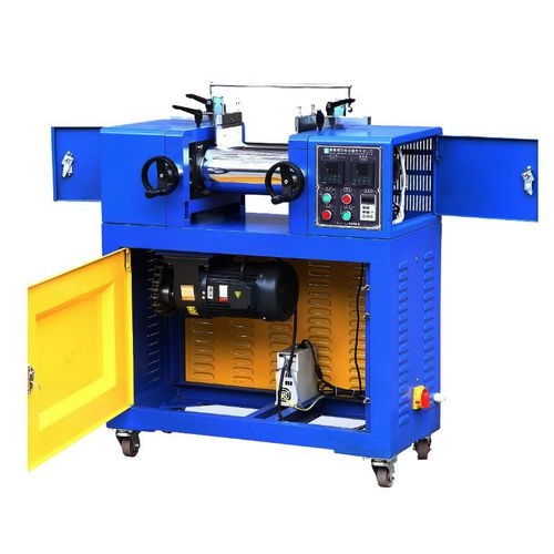 Molino mezclador para material plástico - simptek limited - de dos rodillos / de laboratorio