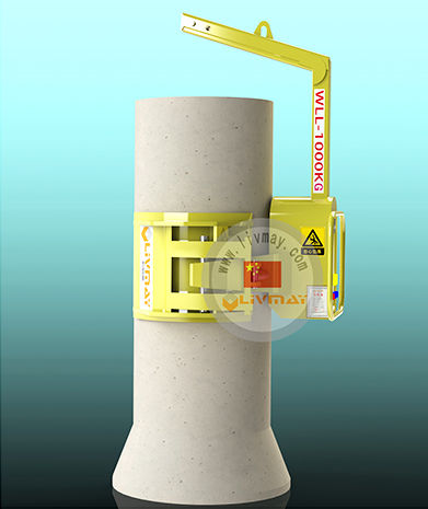 Pinza de elevación y volteo para la reparación de canalizaciones de hormigón - WLL - Shenzhen Liwumei Industrial Equipment Co.,Ltd. - vertical