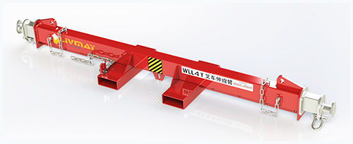 Balancín de elevación en cruz - Shenzhen Liwumei Industrial Equipment Co.,Ltd. - para canalizaciones / fijo / telescópico