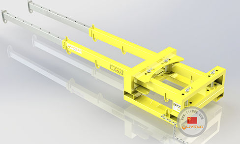 Balancín de elevación montado en carretilla elevadora - Shenzhen Liwumei Industrial Equipment Co.,Ltd. - para la industria / telescópico