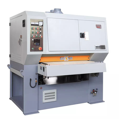 Desbarbadora con cepillo - SG1030-JS+D - HANGZHOU XIANGSHENG ABRASIVE MACHINE MANUFACTURING CO.,LTD - banda abrasiva / lijadora / de estantería de ángulos