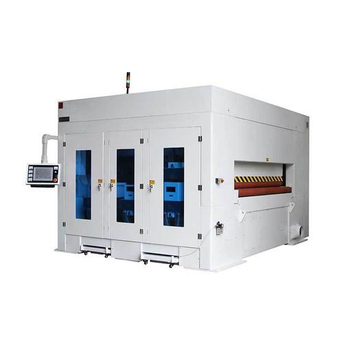 Desbarbadora de banda - SG1030-3TB+B - HANGZHOU XIANGSHENG ABRASIVE MACHINE MANUFACTURING CO.,LTD - con cepillo rodillo / banda abrasiva / de martillos