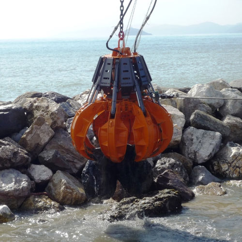 Pulpo orange peel - Negrini - hidráulico / para chatarra / para piedra