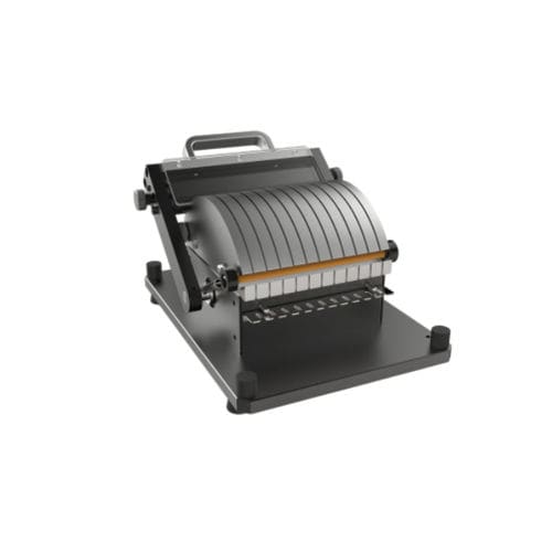 Máquina de corte de cuchilla - LC-2 - Guangzhou Biaoji Packaging Equipment Co., Ltd. - de film / de muestras