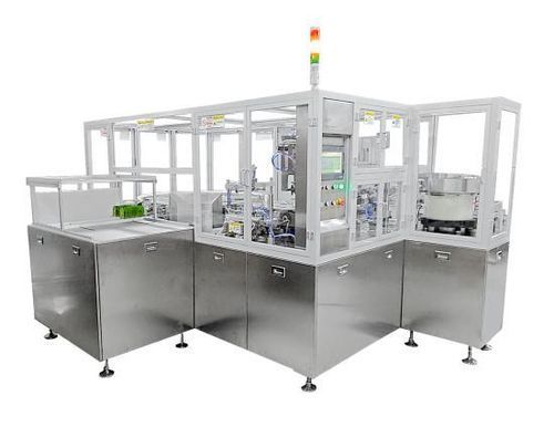 Máquina colocadora y selladora rotativa - GF-2500B - Guangzhou Biaoji Packaging Equipment Co., Ltd. - enteramente automática / para embalajes / para bolsas con pico