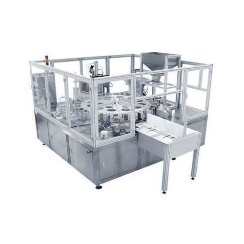 Máquina colocadora y selladora rotativa - GF-2200Z - Guangzhou Biaoji Packaging Equipment Co., Ltd. - enteramente automática / para máquina de embalaje / para plaquita de corte