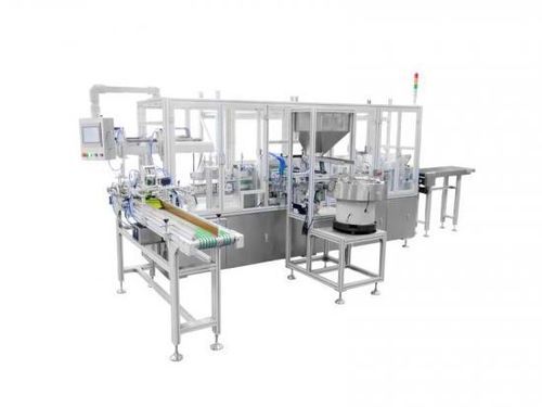 Selladora lineal - GF-1700XB - Guangzhou Biaoji Packaging Equipment Co., Ltd. - enteramente automática / para plaquita de corte / para bolsas con pico