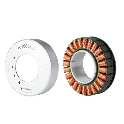 Motor par brushless - RO60 KV115 - CubeMars - DC / 48 V / con eje hueco