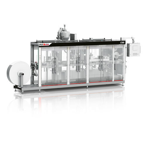 Termoformadora-llenadora-selladora de PS - C100 - Benhill GmbH - para el envasado de productos lácteos / para la producción de vasos / para embalajes de productos alimentarios