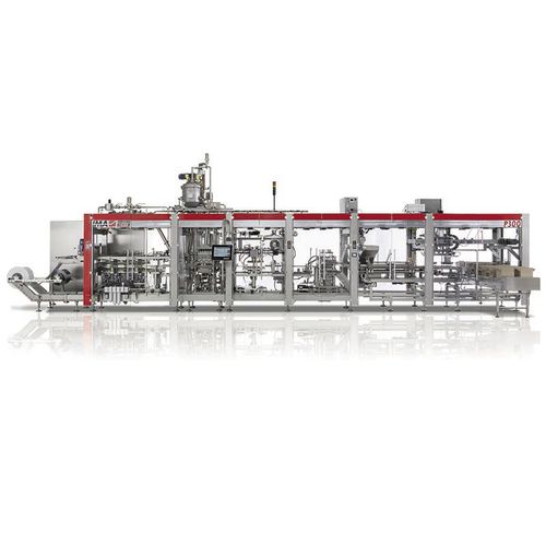 Termoformadora-llenadora-selladora de PS - P300 - Benhill GmbH - para embalajes de productos alimentarios / para el envasado de productos lácteos / para la producción de vasos