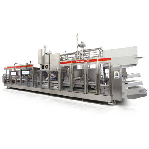 Llenadora-operculadora servoaccionada - CONTITHERM - Benhill GmbH - de vasos / de líquidos / para productos lácteos
