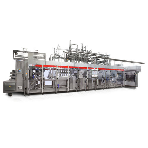 Llenadora-operculadora automática - Hamba Flexline - Benhill GmbH - de vasos / de líquidos / para productos lácteos