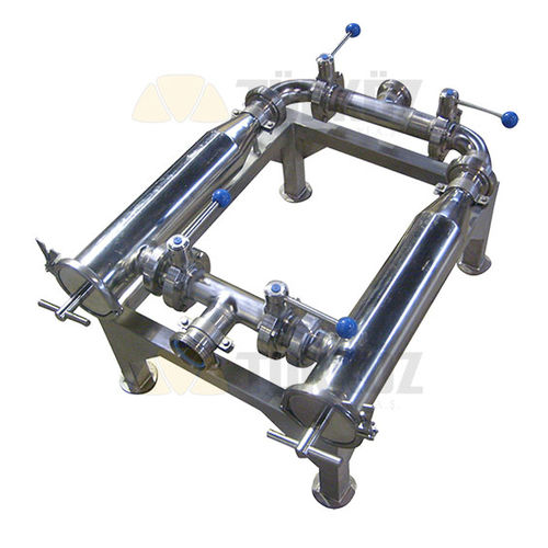 Filtro para leche - Turkoz Makina Sanayi ve tic. a.s. - de acero inoxidable / en línea