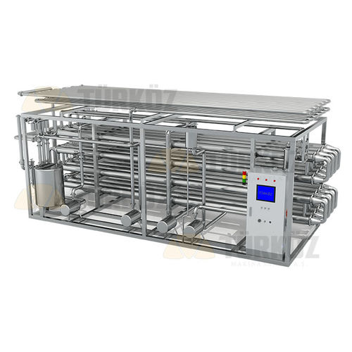 Intercambiador de calor para proceso de pasteurización - Turkoz Makina Sanayi ve tic. a.s. - tubular / líquido-líquido / para la industria agroalimentaria