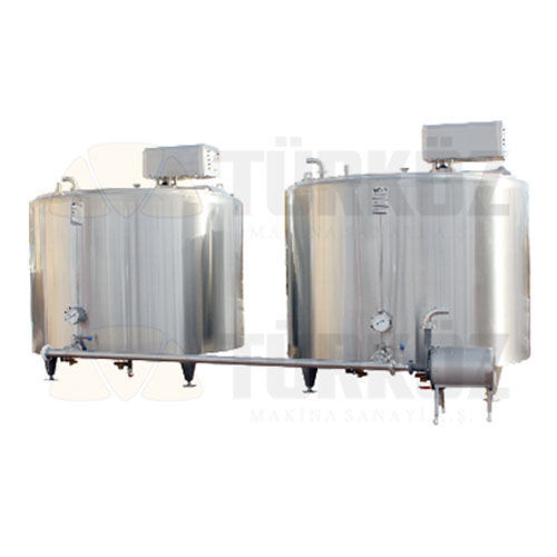 Cuba para proceso de pasteurización - Turkoz Makina Sanayi ve tic. a.s. - para productos lácteos líquidos / de acero inoxidable / calentado por vapor